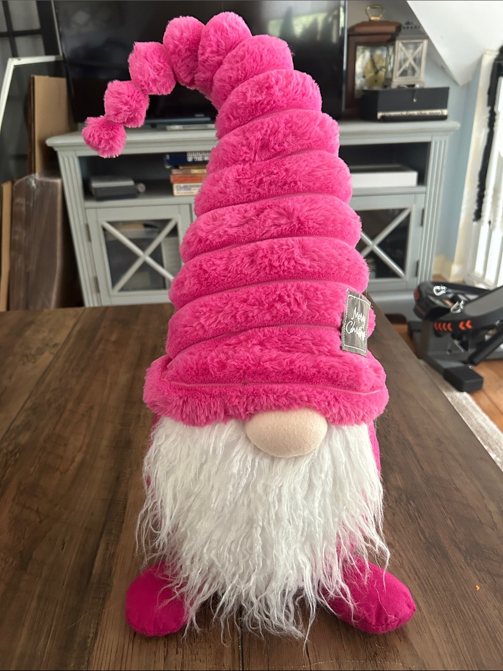 Christmas Large Pink Gnome